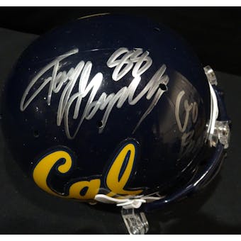Tony Gonzalez Cal Berkeley Auto Football Mini Helmet PSA/DNA C16850 (Reed Buy)