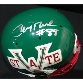 Jerry Rice Mississippi Valley State Auto Football Mini Helmet Rice Hologram (Reed Buy)
