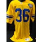 Jerome Bettis LA Rams Auto NFL 75th Authentic Throwback Jersey (Russell 48+6) JSA KK52034 (Reed Buy)