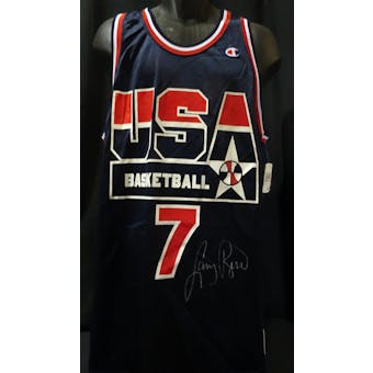 Larry Bird USA Olympic Autographed Authentic Jersey (Champion 48) JSA KK52062 (Reed Buy)