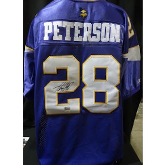 Adrian Peterson Minnesota Vikings Autographed Authentic Jersey (Reebok 56) JSA KK52067 (Reed Buy)