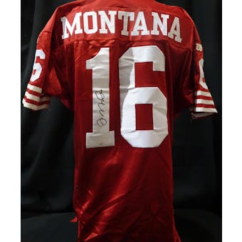 Joe Montana San Francisco 49ers Auto Authentic Jersey (Wilson 46) JSA KK52001 (Reed Buy)