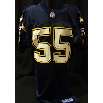 Junior Seau San Diego Chargers Auto Team Issued Jersey (Starter 52+4) JSA BB42438 (Reed Buy)