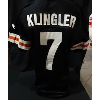 David Klinger Cincinnati Bengals NFL 75th Throwback Jersey (94 Champion 48 Exclusive Tag) (Reed Buy)