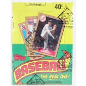 1987 Topps Baseball Wax Box (BBCE) (FASC) (Reed Buy)