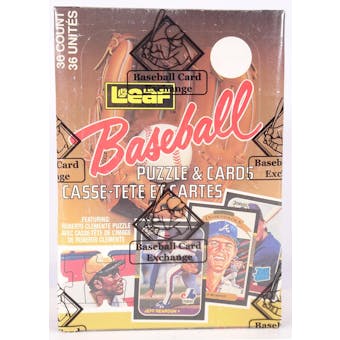 1987 Leaf Baseball Wax Box (BBCE) (Reed Buy)