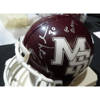 Eric Moulds Mississippi State Auto Football Mini Helmet PSA/DNA C55739 (Reed Buy)