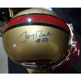Jerry Rice San Francisco 49ers Autographed Football ProLine Helmet JSA KK52811 (Reed Buy)