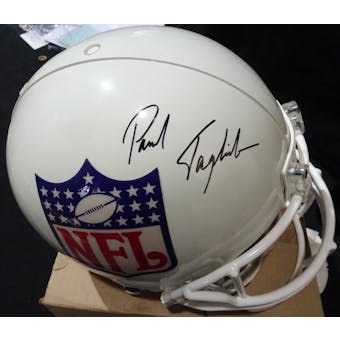 Paul Tagliabue NFL Shield Autographed Football ProLine Helmet JSA KK52816 (Reed Buy)