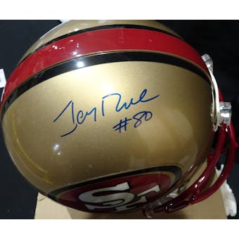 Jerry Rice San Francisco 49ers Autographed Football ProLine Helmet JSA KK52812 (Reed Buy)