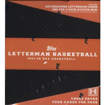2007/08 Topps Letterman Basketball Hobby Box