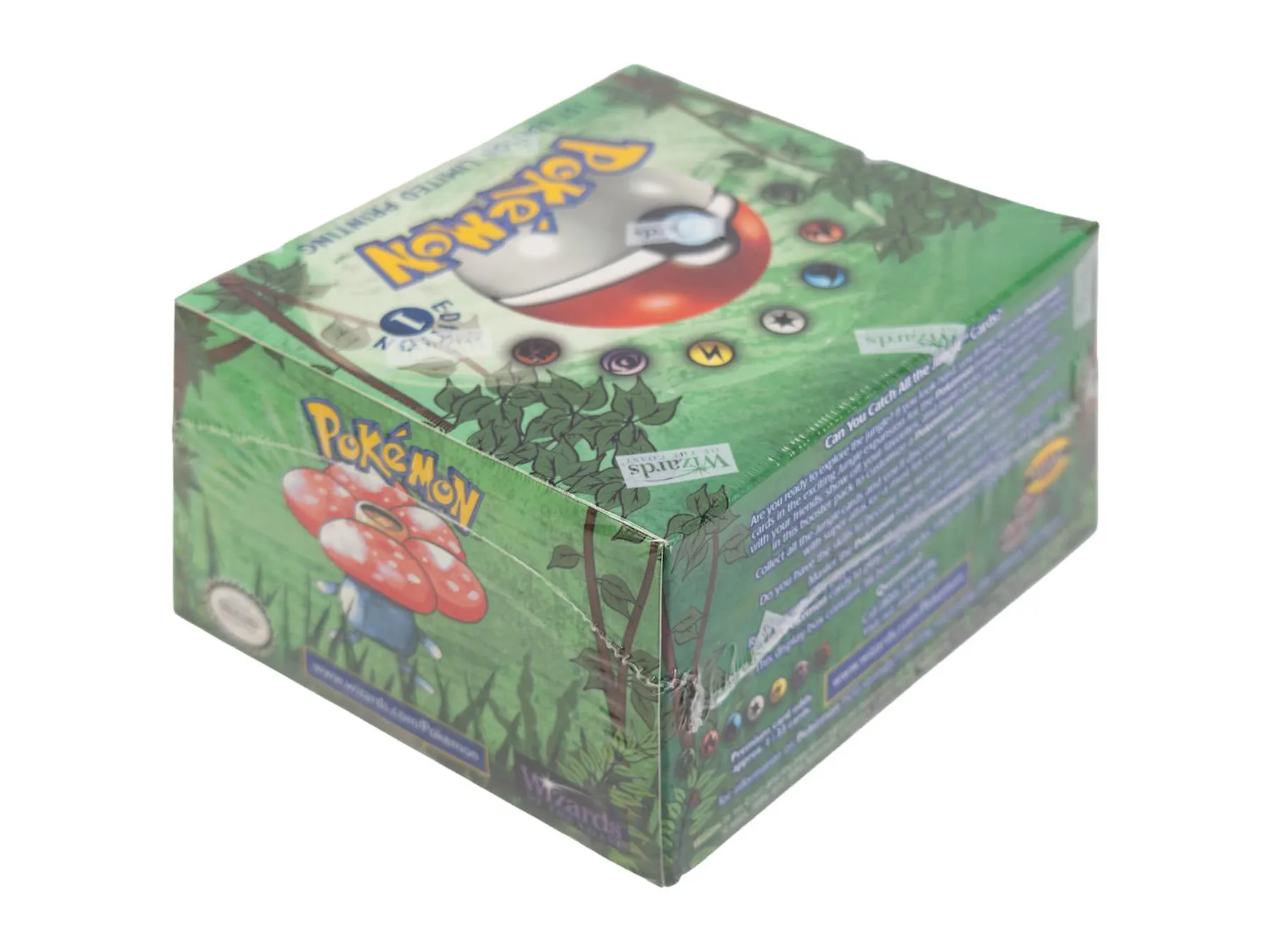 Pokemon Jungle 1st Edition Booster Box WOTC Factory Sealed | DA Card World Pokemon Jungle 1st Edition Booster Box WOTC Factory Sealed | DA Card World