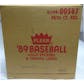 1989 Fleer Baseball Wax Box (Billy Ripken FF Error - Early Print Run!) (Reed Buy)