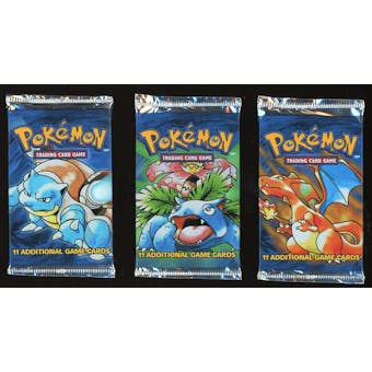 WOTC Pokemon Base Set 1 Unlimited Booster Pack (unweighed/unnsearched)(Random Art) (Reed Buy)