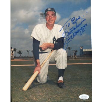 Joe DiMaggio Yankees Autographed 8x10 Photo JSA BB42557 (pers.) (Reed Buy)