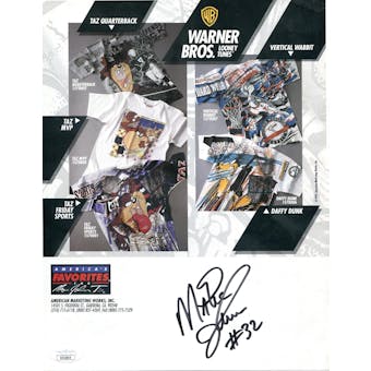 Magic Johnson Autographed Brochure JSA KK52845 (Reed Buy)