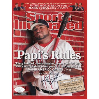 David Ortiz Boston Red Sox Autographed 8x10 Photo JSA KK52844 (Reed Buy)
