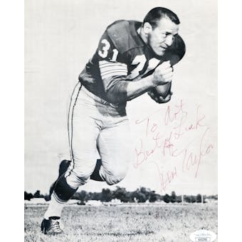 Jim Taylor Green Bay Packers Autographed 8x10 Photo (pers.) JSA KK52785 (Reed Buy)