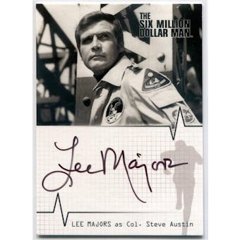 Lee Majors Rittenhouse Six Million Dollar Man #A1 Steve Austin Autograph (Reed Buy)