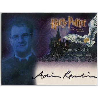Adrian Rawlins Artbox Harry Potter Sorcerer's Stone James Potter Autograph (Reed Buy)