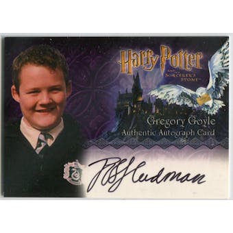 Joshua Herdman Artbox Harry Potter Sorcerer's Stone Gregory Goyle Autograph (Reed Buy)
