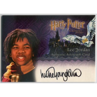 Luke Youngblood Artbox Harry Potter Sorcerer's Stone Lee Jordan Autograph (Reed Buy)