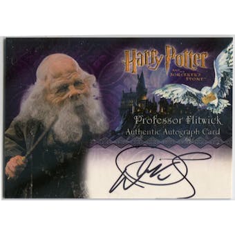 Warwick Davis Artbox Harry Potter Sorcerer's Stone Professor Flitwick Autograph (Reed Buy)