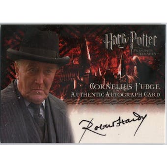 Robert Hardy Artbox Harry Potter Prisoner of Azkaban Cornelius Fudge Autograph (Reed Buy)