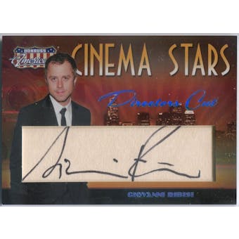 Giovanni Ribisi Donruss Americana Cinema Stars #CS-9 Autograph #/10 (Reed Buy)