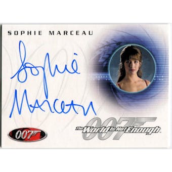 Sophie Marceau Rittenhouse James Bond #A28 Elektra King Autograph (Reed Buy)