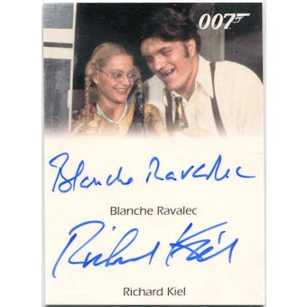 Blanche Ravalec/Richard Kiel Rittenhouse James Bond Dolly/Jaws Autograph (Reed Buy)