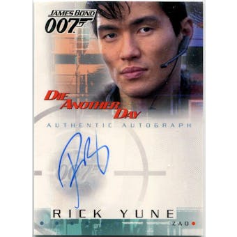 Rick Yune Rittenhouse James Bond #A6 Zao Autograph (Reed Buy)