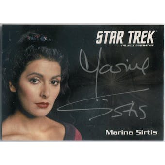 Marina Sirtis Rittenhouse Star Trek TNG Deanna Troi Autograph (Reed Buy)