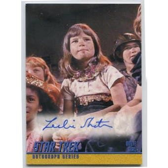 Leslie Shatner Rittenouse Star Trek TOS #A160 Onlie Girl Autograph (Reed Buy)
