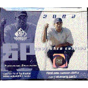 2002 Upper Deck SP Game Used Golf Hobby Box