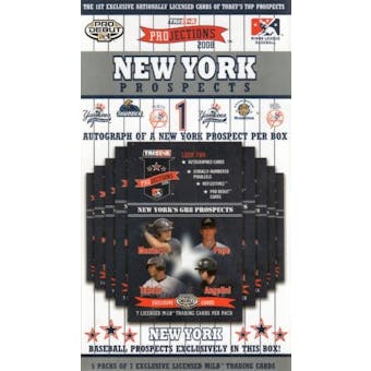 2008 TriStar Projections Baseball New York Yankees Prospects Box