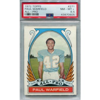 1972 Topps #271 Paul Warfield AP PSA 8.5 *0605 (Reed Buy)
