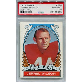 1972 Topps #276 Jerrel Wilson AP PSA 8 *5065 (Reed Buy)