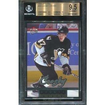 2005/06 Fleer Ultra #251 Sidney Crosby Rookie Card RC SSP BGS 9.5 Gem Mint