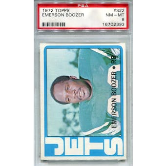 1972 Topps #322 Emerson Boozer PSA 8 *2393 (Reed Buy)