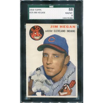1954 Topps #29 Jim Hegan SGC 88 *0002 (Reed Buy)