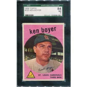 1959 Topps #325 Ken Boyer SGC 84 *8085 (Reed Buy)