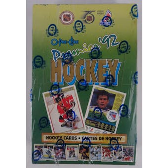 1991/92 O-Pee-Chee Premier Hockey Hobby Box (Reed Buy)