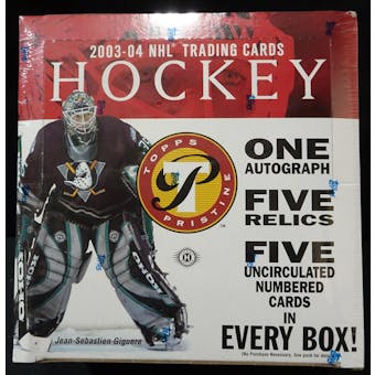 2003/04 Topps Pristine Hockey Hobby Box (Reed Buy)