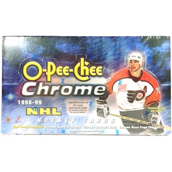 1998/99 O-Pee-Chee Chrome Hockey Wax Box (Reed Buy)