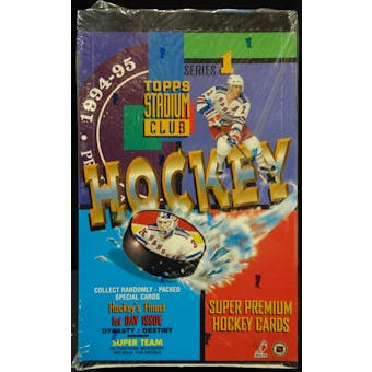 1994/95 Topps Stadium Club Series 1 Hockey Hobby Box (Reed Buy)