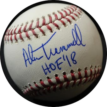 Alan Trammell Autographed MLB Baseball (HOF 18) JSA WPP102866 (Reed Buy)