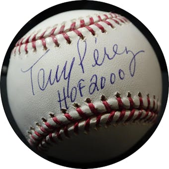 Tony Perez Autographed MLB Baseball (HOF 2000) TriStar/MLB BB202511 (Reed Buy)