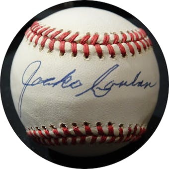 Jocko Conlan Autographed NL Giamatti Baseball JSA KK52505 (Reed Buy)