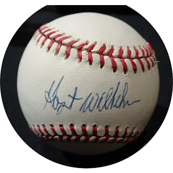 Hoyt Wilhelm Autographed AL Brown Baseball JSA KK52638 (Reed Buy)